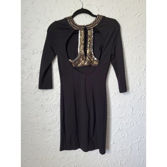 Dynamite Black open back mini dress sequin - Picture 6 of 6